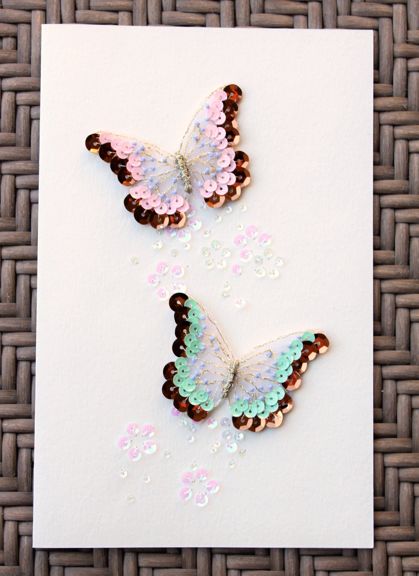 Embroidered Butterfly Greeting Card Online Class